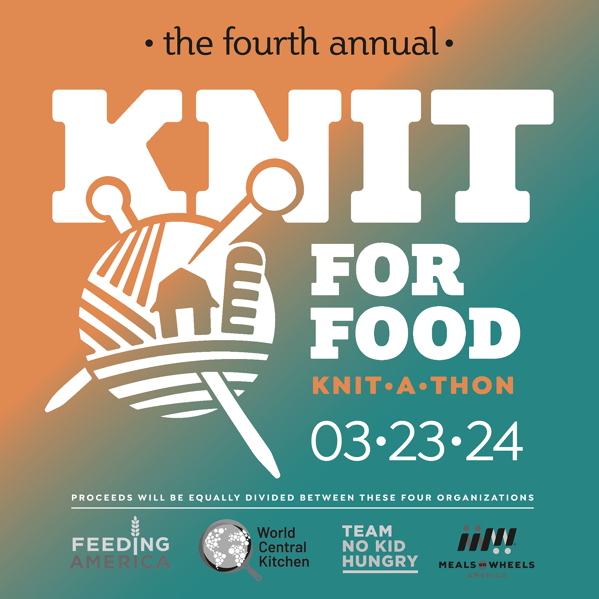 Knit For Food 2024 campaign promo